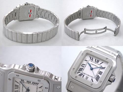 カルティエスーパーコピー Cartier サントスガルベ SS LM Q W20060D6 ホワイト