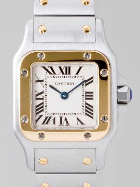 カルティエスーパーコピー Cartier サントスガルベ SG SM Q W20012C4 ホワイト YG/SS レディース