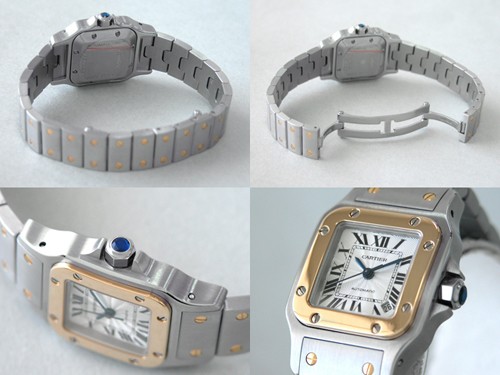 カルティエスーパーコピー Cartier サントスガルベ SG SM AUTO W20057C4 シルバー 自動巻
