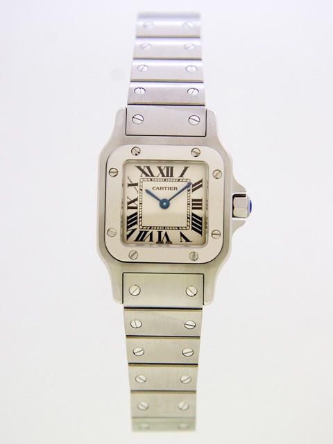 カルティエスーパーコピー Cartier サントスガルベ SS SM Q W20056D6 ホワイト レディース