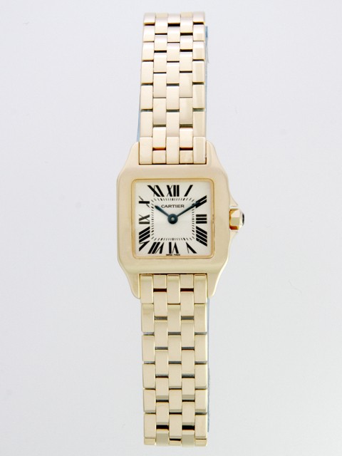カルティエスーパーコピー Cartier サントスドゥモワゼル W25063X9 ホワイト クォーツ レディース