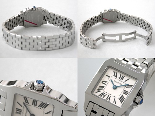 カルティエスーパーコピー Cartier サントスドゥモワゼル W250645 ＳＳ ＳＭ ホワイト
