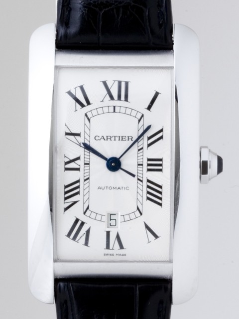 カルティエ Cartier タンクアメリカン W2609956 ホワイト