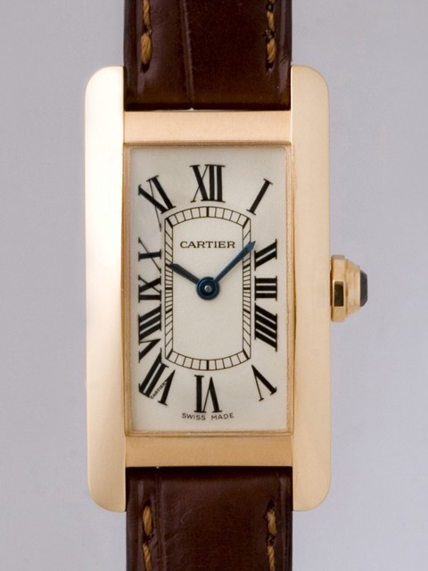 カルティエ Cartier タンクアメリカン W2607456 ホワイト