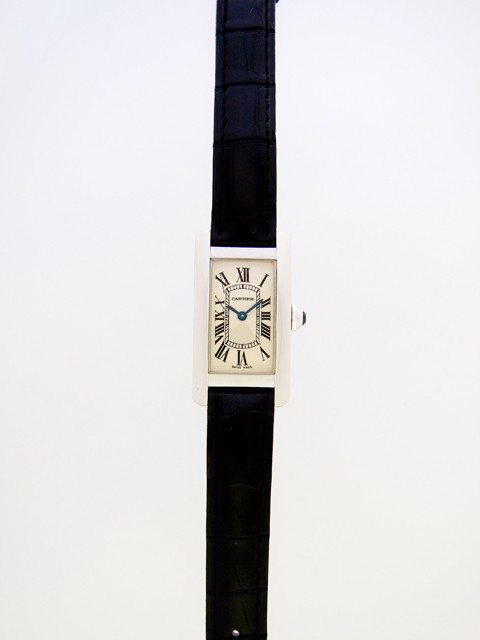 カルティエ Cartier タンクアメリカン W2601956 ホワイト