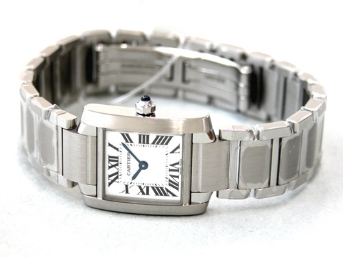 カルティエスーパーコピー Cartier タンクフランセーズ W51008Q3 SS SM ホワイト レディース