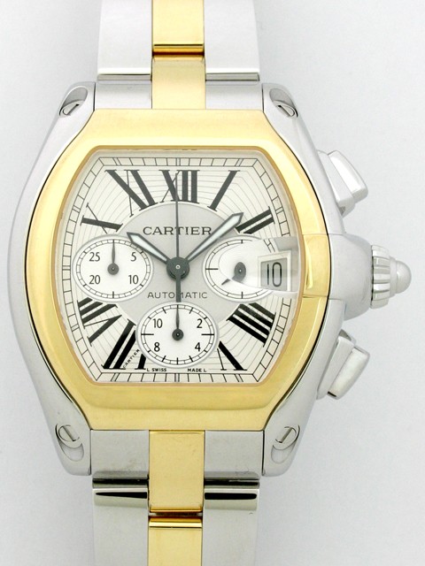 カルティエスーパーコピー Cartier ロードスター W620271 ＳＧ クロノグラフ シルバー