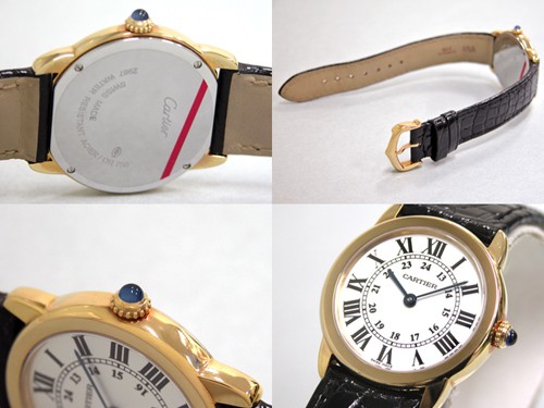 カルティエ Cartier ロンドソロ W6700355 ＳG ＳＭ ホワイト