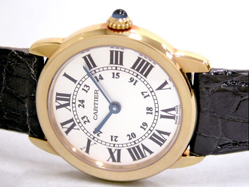 カルティエ Cartier ロンドソロ W6700355 ＳG ＳＭ ホワイト