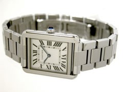 カルティエ Cartier タンクソロ W5200013 SS SM ブレス ホワイト