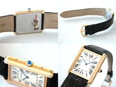 カルティエ Cartier タンクソロ W1018855 SG ＬＭ ホワイト