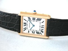 カルティエ Cartier タンクソロ W1018855 SG ＬＭ ホワイト