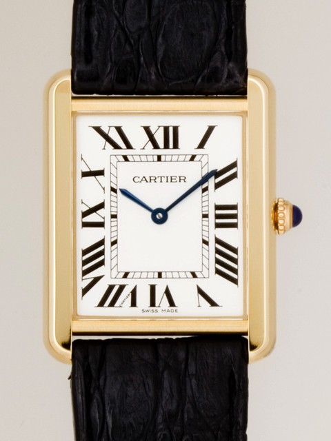 カルティエ Cartier タンクソロ W1018855 SG ＬＭ ホワイト
