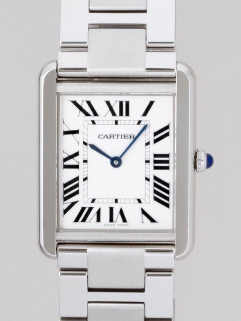 カルティエ Cartier タンクソロ W5200014 SS LM ブレス ホワイト
