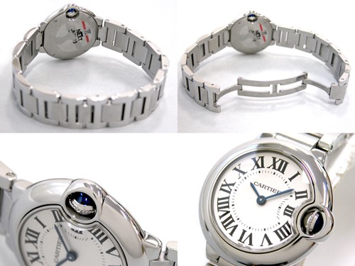 カルティエスーパーコピー Cartier バロンブルー W690104 SS SM シルバー レディース