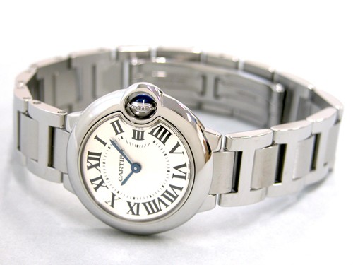 カルティエスーパーコピー Cartier バロンブルー W690104 SS SM シルバー レディース