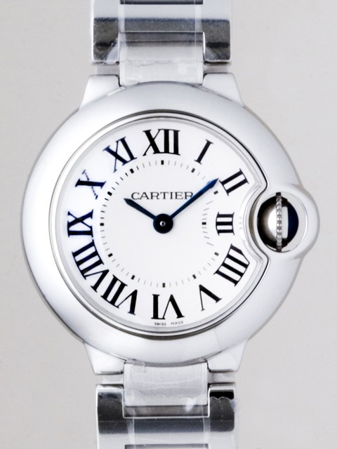 カルティエスーパーコピー Cartier バロンブルー W690104 SS SM シルバー レディース