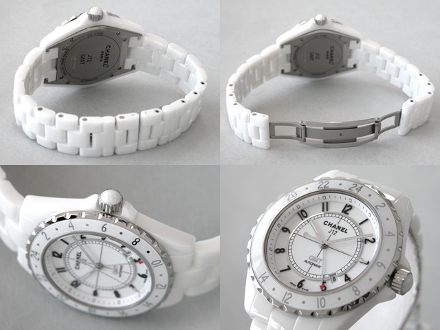 シャネルスーパーコピーj12 H2126 42mm GMT ホワイトセラミックブレス 2008年発表モデル 世界限定2000本 ホワイト