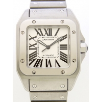 カルティエ Cartier サントス100 W200737G SS/SS ホワイト