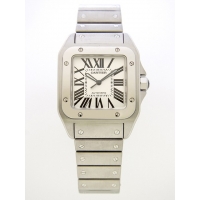 カルティエ Cartier サントス100 W200737G SS/SS ホワイト