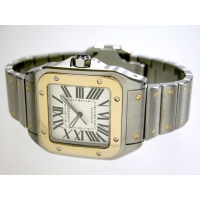 カルティエ Cartier サントス100 W200728G ＹＧ／ＳＳ ホワイト