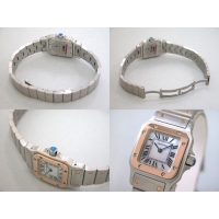 カルティエスーパーコピー Cartier サントスガルベ SG SM Q W20103C4 ピンクシェル レディース