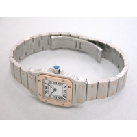 カルティエスーパーコピー Cartier サントスガルベ SG SM Q W20103C4 ピンクシェル レディース