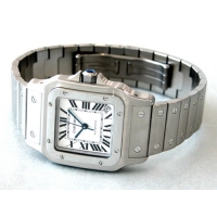 カルティエスーパーコピー Cartier サントスガルベ SS XL AUTO W20098D6 ホワイト 自動巻