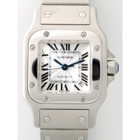 カルティエスーパーコピー Cartier サントスガルベ SS SM AUTO W20054D6 ホワイト 自動巻