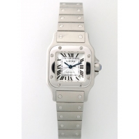 カルティエスーパーコピー Cartier サントスガルベ SS SM AUTO W20054D6 ホワイト 自動巻