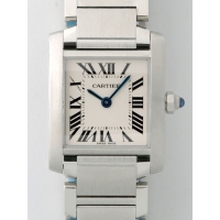 カルティエスーパーコピー Cartier タンクフランセーズ W51008Q3 SS SM ホワイト レディース