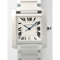 カルティエスーパーコピー Cartier タンクフランセーズ W51002Q3 ＳＳ ＬＭ ホワイト