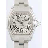 カルティエスーパーコピー Cartier ロードスター W62032X6 ＸＬ GMT シルバー
