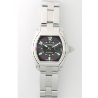 カルティエスーパーコピー Cartier ロードスター W62002V3 ブラック レッドアラビア
