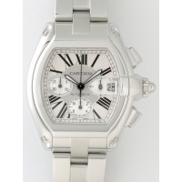 カルティエスーパーコピー Cartier ロードスター W62019X6 クロノグラフ シルバー