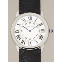 カルティエ Cartier ロンドソロ W6700255 ＳS ＬＭ ホワイト