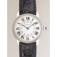 カルティエ Cartier ロンドソロ W6700155 ＳS ＳＭ ホワイト