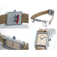 カルティエ Cartier タンクソロ W5200020 ＳS SＭ パイソンモチーフ パイソンモチーフ