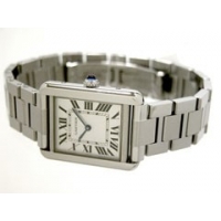カルティエ Cartier タンクソロ W5200013 SS SM ブレス ホワイト