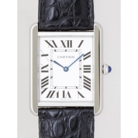 カルティエ Cartier タンクソロ W1018355 ＳS ＬＭ ホワイト