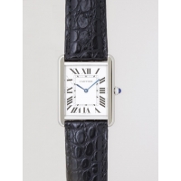カルティエ Cartier タンクソロ W1018355 ＳS ＬＭ ホワイト