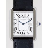 カルティエ Cartier タンクソロ W1018255 ＳS SＭ ホワイト