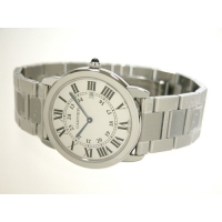 カルティエ Cartier ロンドソロ W6701005 ＳS ＬＭ ブレス ホワイト