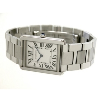 カルティエ Cartier タンクソロ W5200014 SS LM ブレス ホワイト