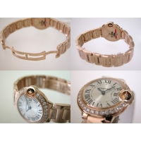 カルティエスーパーコピー Cartier バロンブルー ケースダイヤ WE90023 ＰＧ ＳＭ シルバー