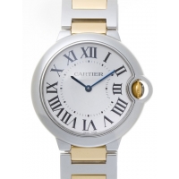 カルティエスーパーコピー Cartier バロンブルー W690083 SG MM シルバー ボーイズ
