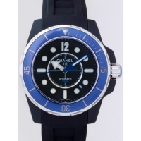 シャネルスーパーコピー j12 マリーン 42mm H2559 ブラックセラミック ブルーベゼル ブラックラバー ブラック