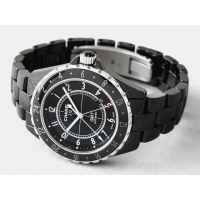 シャネルスーパーコピー j12 H2012 42mm GMT ブラックセラミックブレス ブラック