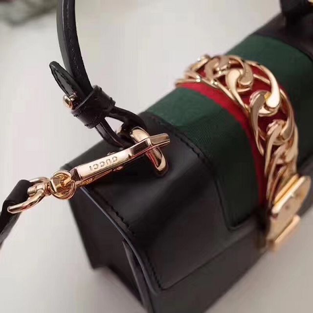 GUCCI スーパーコピー グッチ〔シルヴィ〕 レザー ミニバッグ 470270 D4ZAG 8605