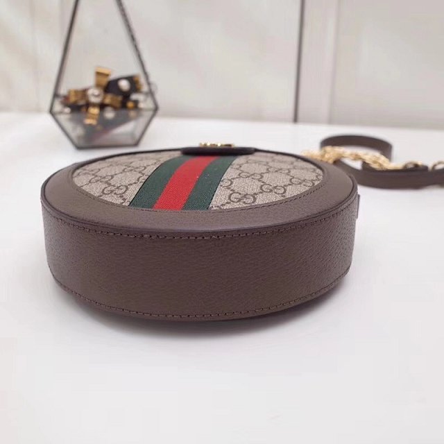 GUCCI スーパーコピー 【Ophidia】かわいい GGスプリーム ラウンドミニショルダー 550618 96I3B 8745